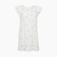 LUCY RUFFLE SHORT NIGHTGOWN - Lenora