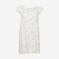 LUCY RUFFLE SHORT NIGHTGOWN - Lenora