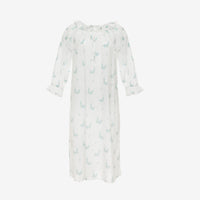 LUCY RUFFLE LONG SLEEVE NIGHTGOWN - Lenora