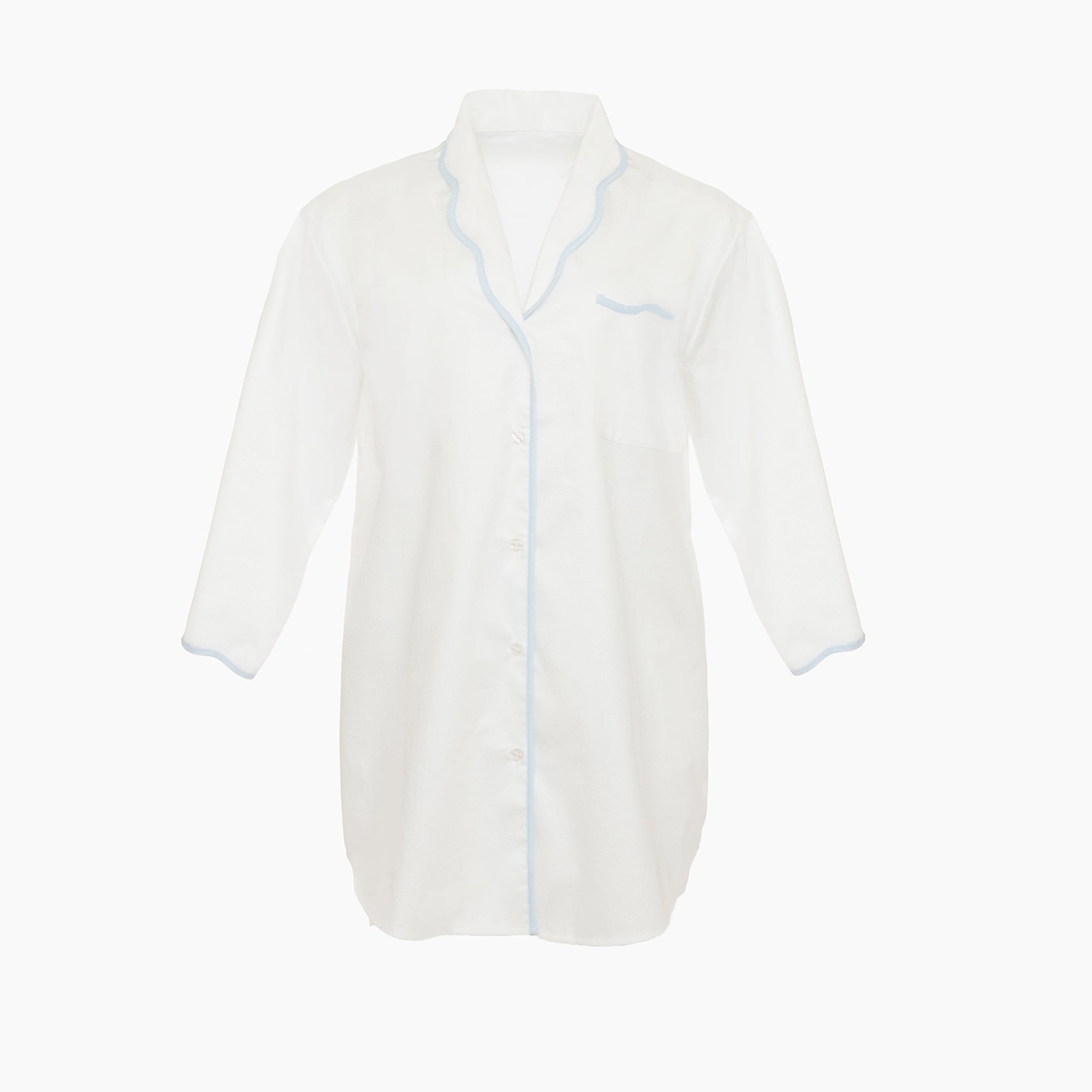 VANDY SCALLOPED NIGHTSHIRT - Lenora