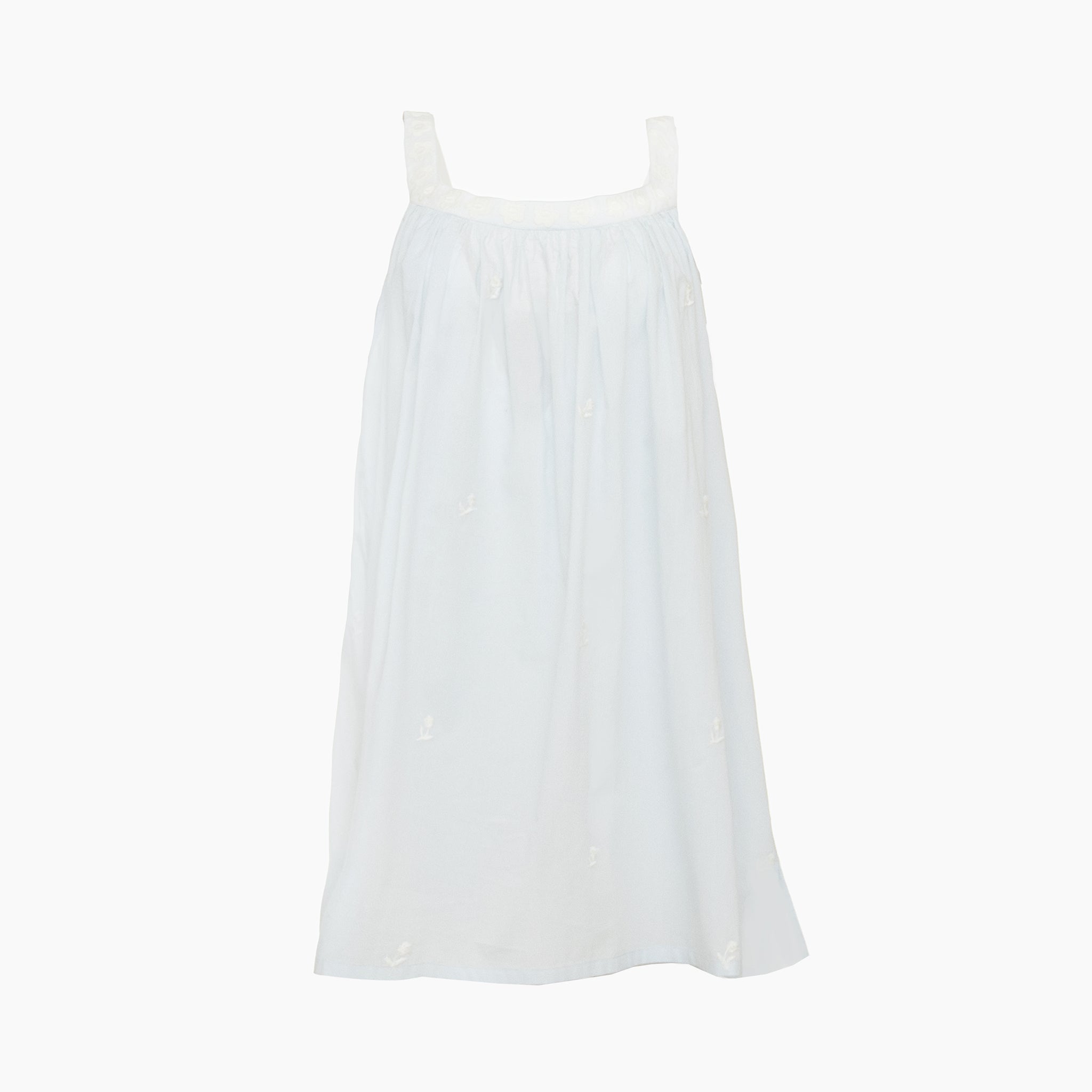 EMBROIDERED TANK NIGHTGOWN - Lenora