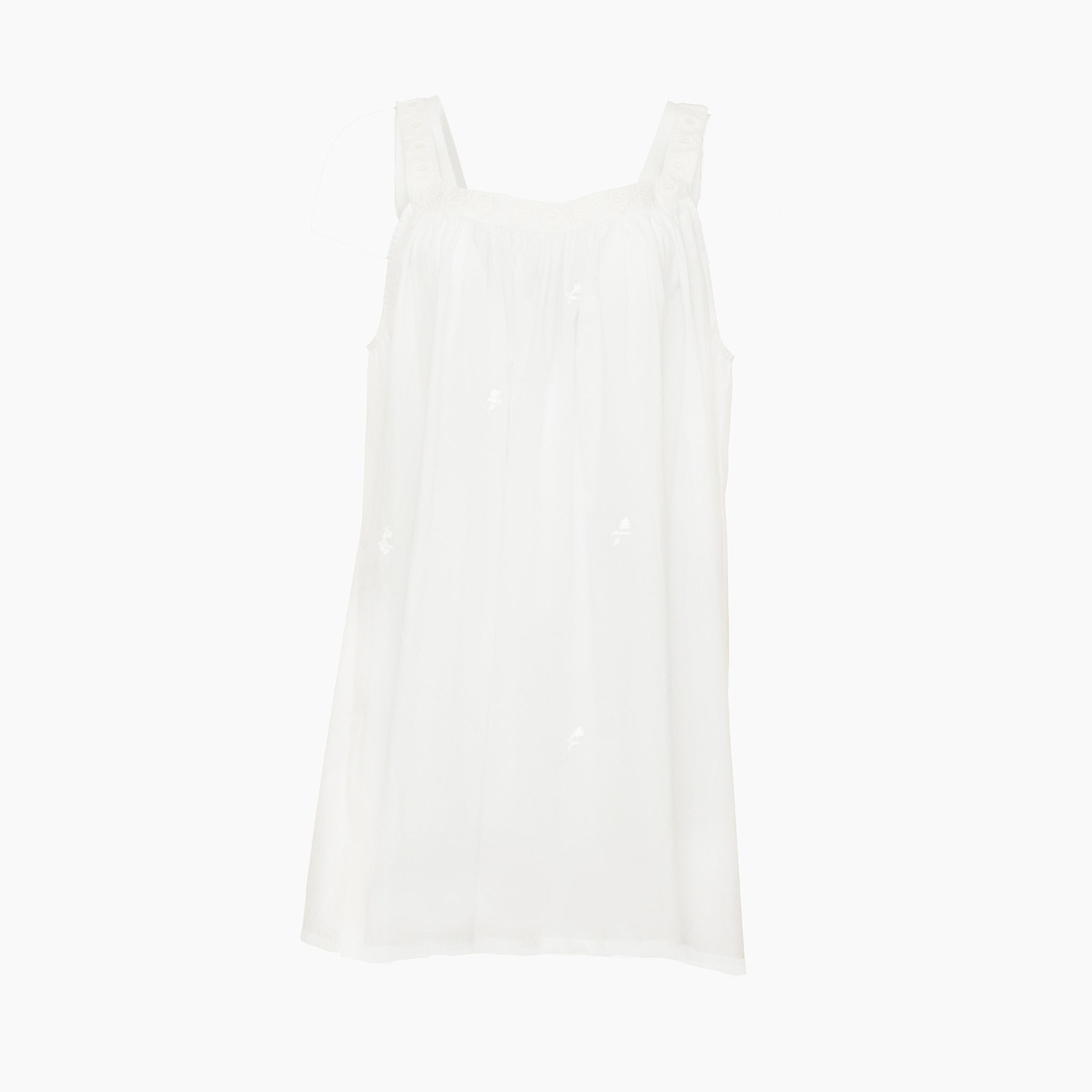 EMBROIDERED TANK NIGHTGOWN - Lenora