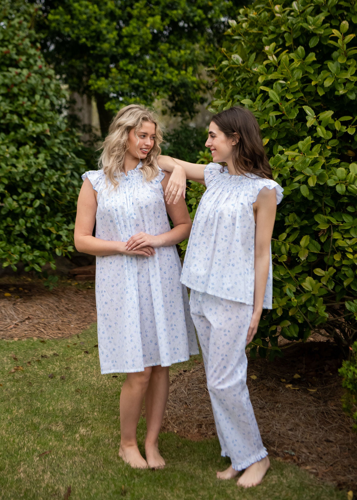 KATY BLUEBELL COTTON NIGHTGOWN - Lenora