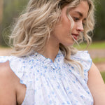 KATY BLUEBELL COTTON NIGHTGOWN - Lenora