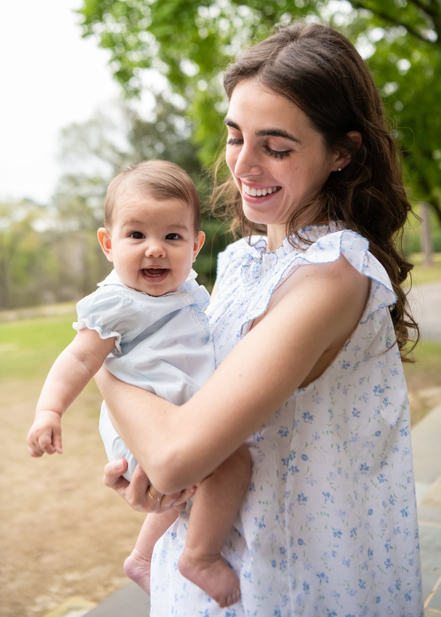 KATY BLUEBELL COTTON PAJAMAS - Lenora