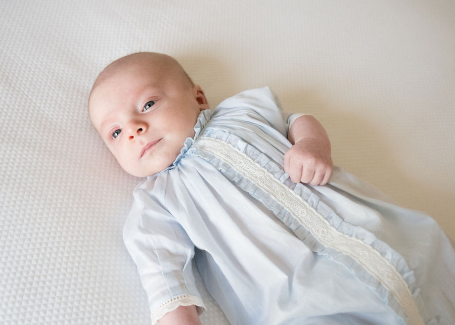 BABY EYELET COTTON DAYGOWN