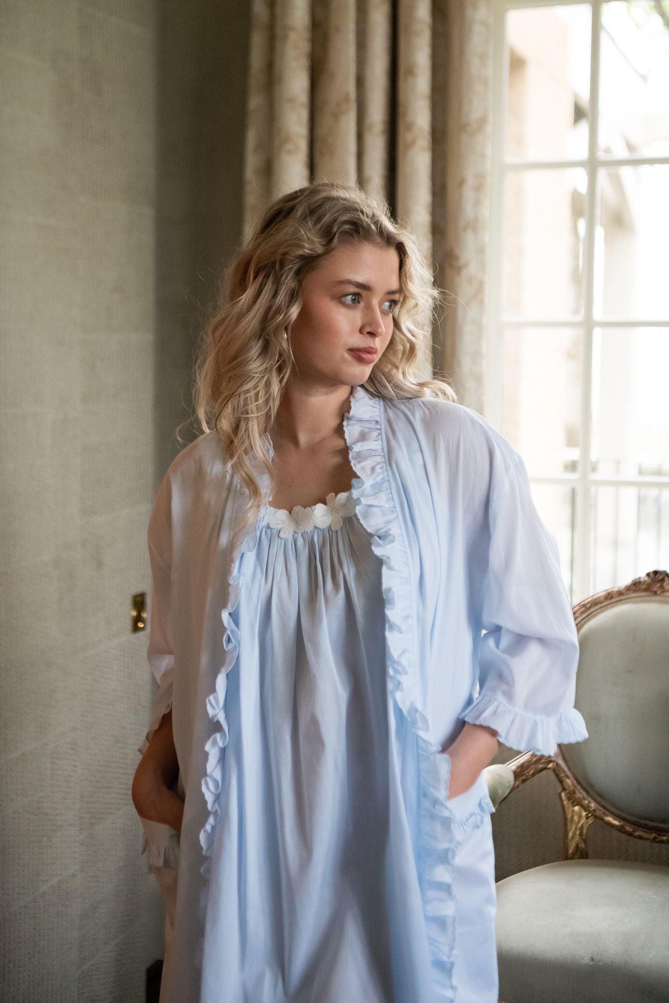 JULIA COTTON ROBE - Lenora