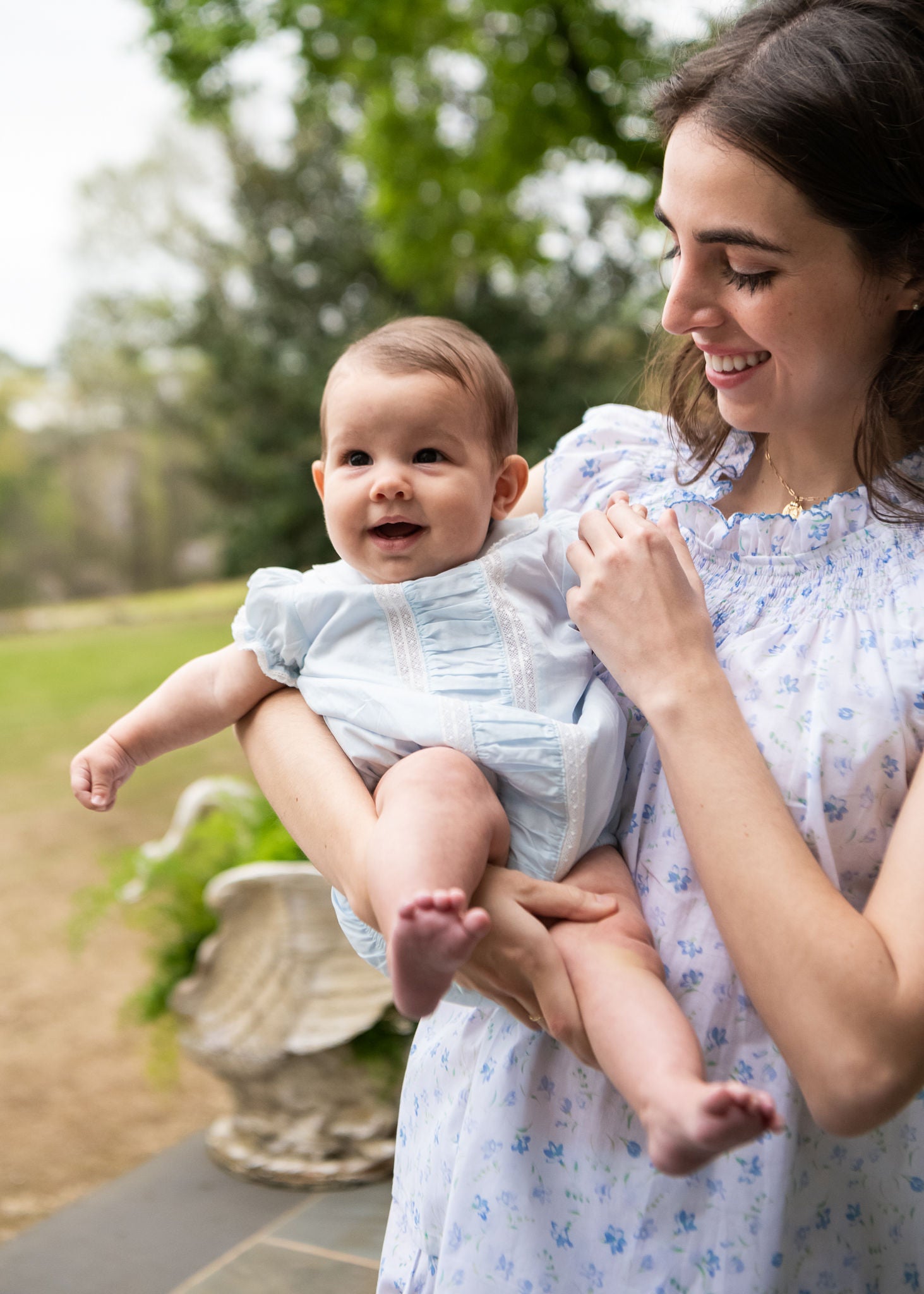 KATY BLUEBELL COTTON PAJAMAS - Lenora