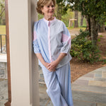 CHARLOTTE COLORBLOCK COTTON PAJAMAS - Lenora