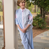 CHARLOTTE COLORBLOCK COTTON PAJAMAS - Lenora