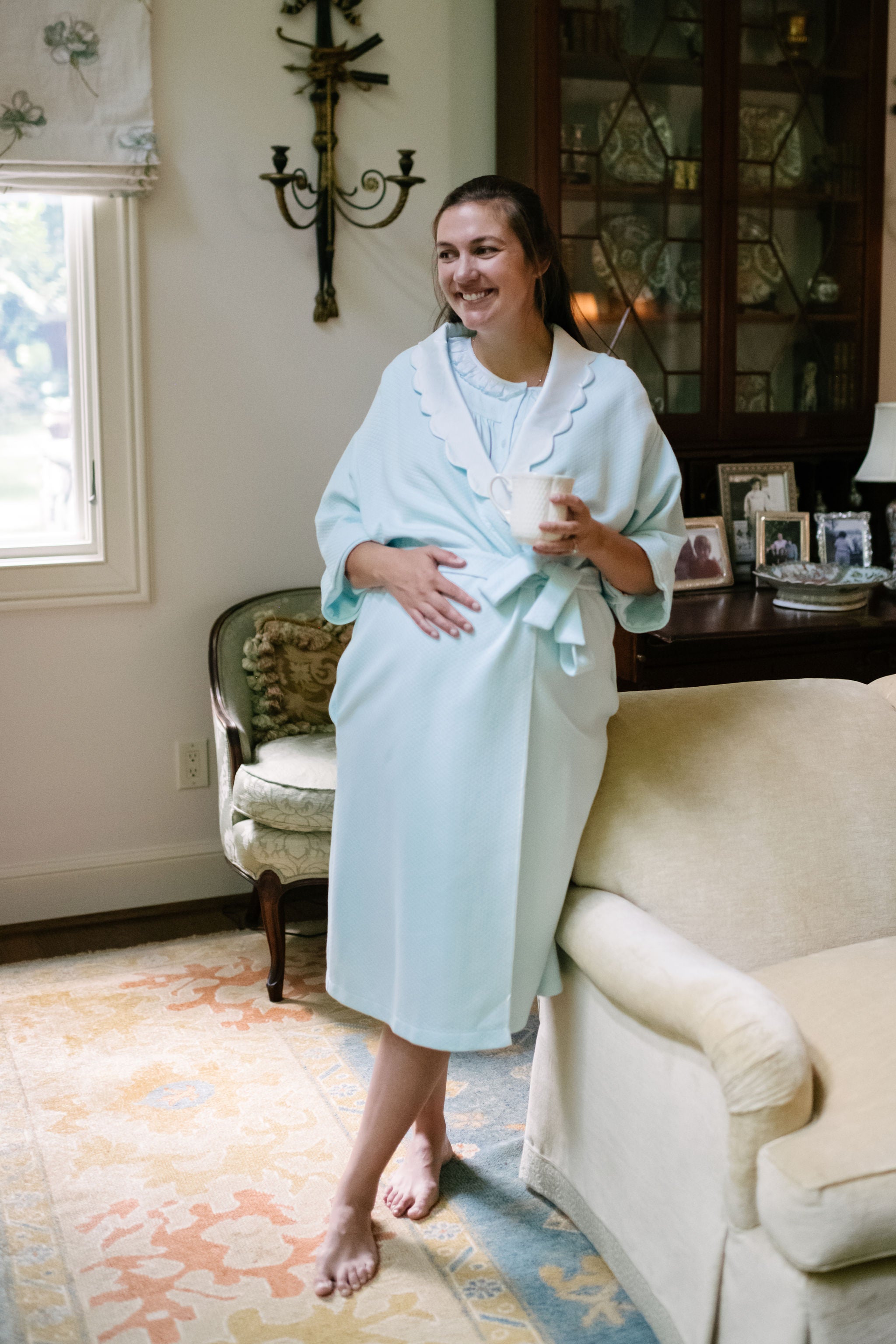 HELEN COTTON ROBE - Lenora