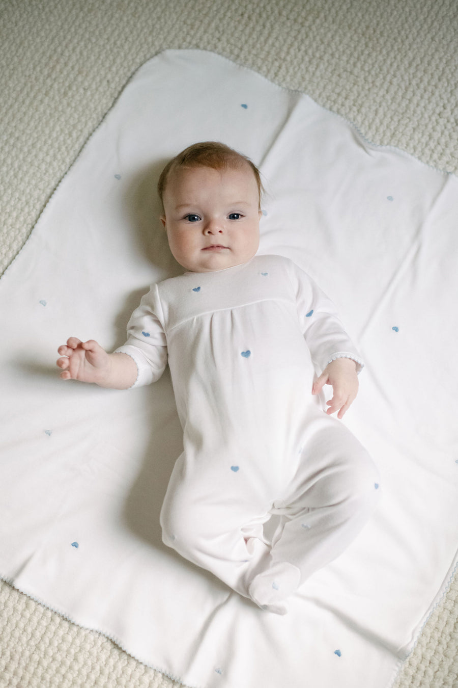 BABY JOSIE HEART COTTON BLANKET