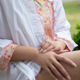 CLASSIC COTTON SHORT PAJAMAS IN PINK LIBERTY - Lenora