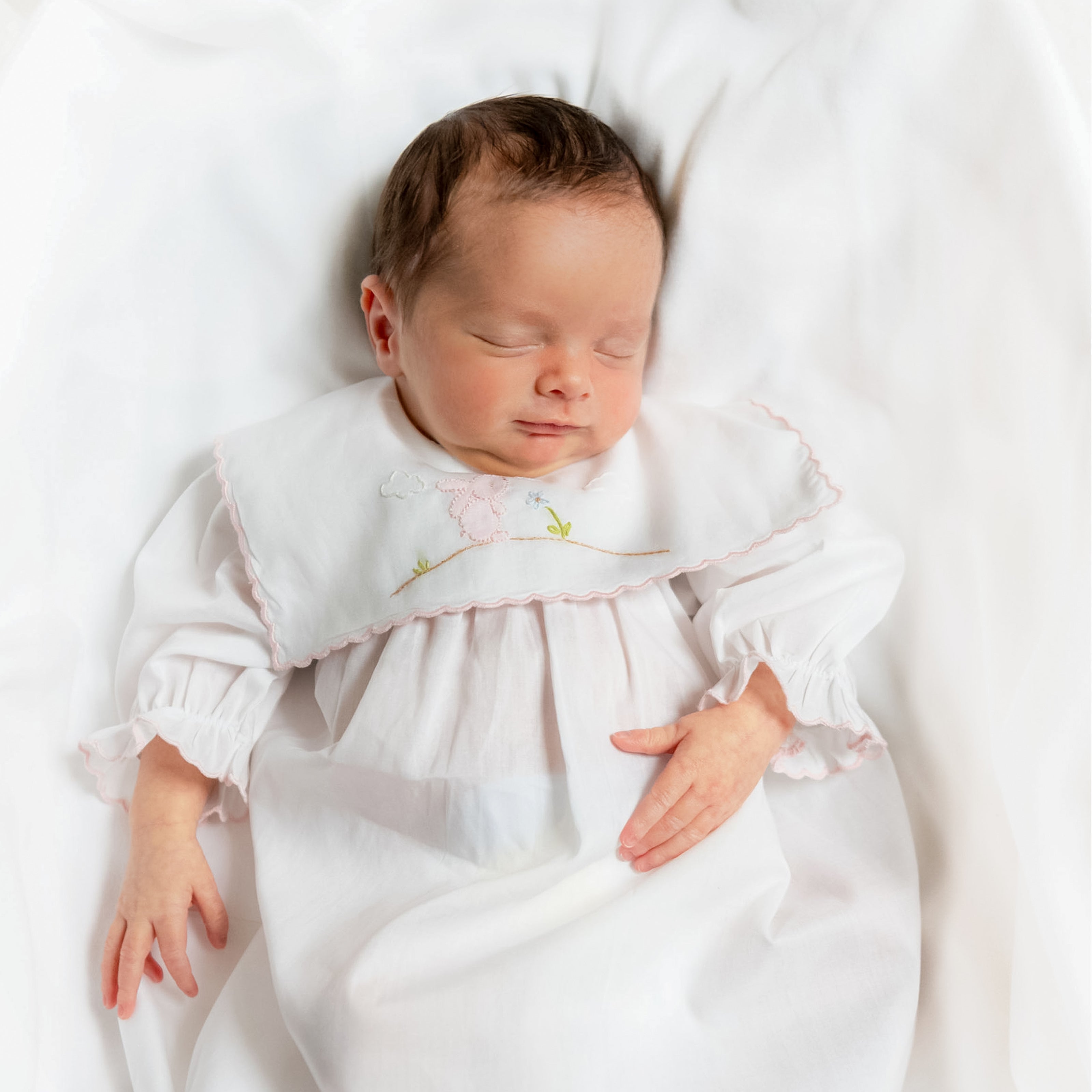 BABY SAILOR BUNNY COTTON DAYGOWN - Lenora