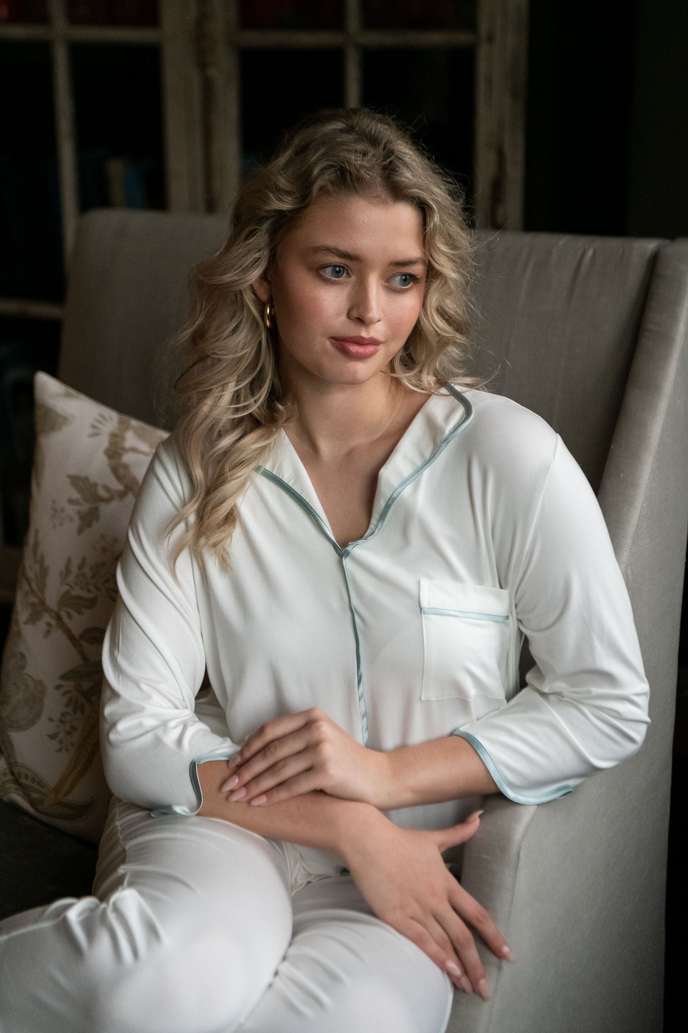 BIRDIE MODAL KNIT PAJAMAS - Lenora