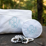 Quilted Satin Makeup Bag - Lenora