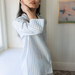 CLASSIC COTTON STRIPED CAPRI PAJAMAS - Lenora