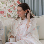 NANCY COTTON EMBROIDERED NIGHTGOWN - Lenora