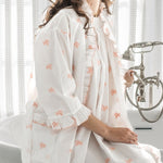 NANCY COTTON EMBROIDERED NIGHTGOWN - Lenora