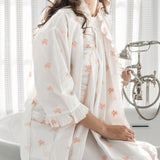 NANCY COTTON EMBROIDERED NIGHTGOWN - Lenora