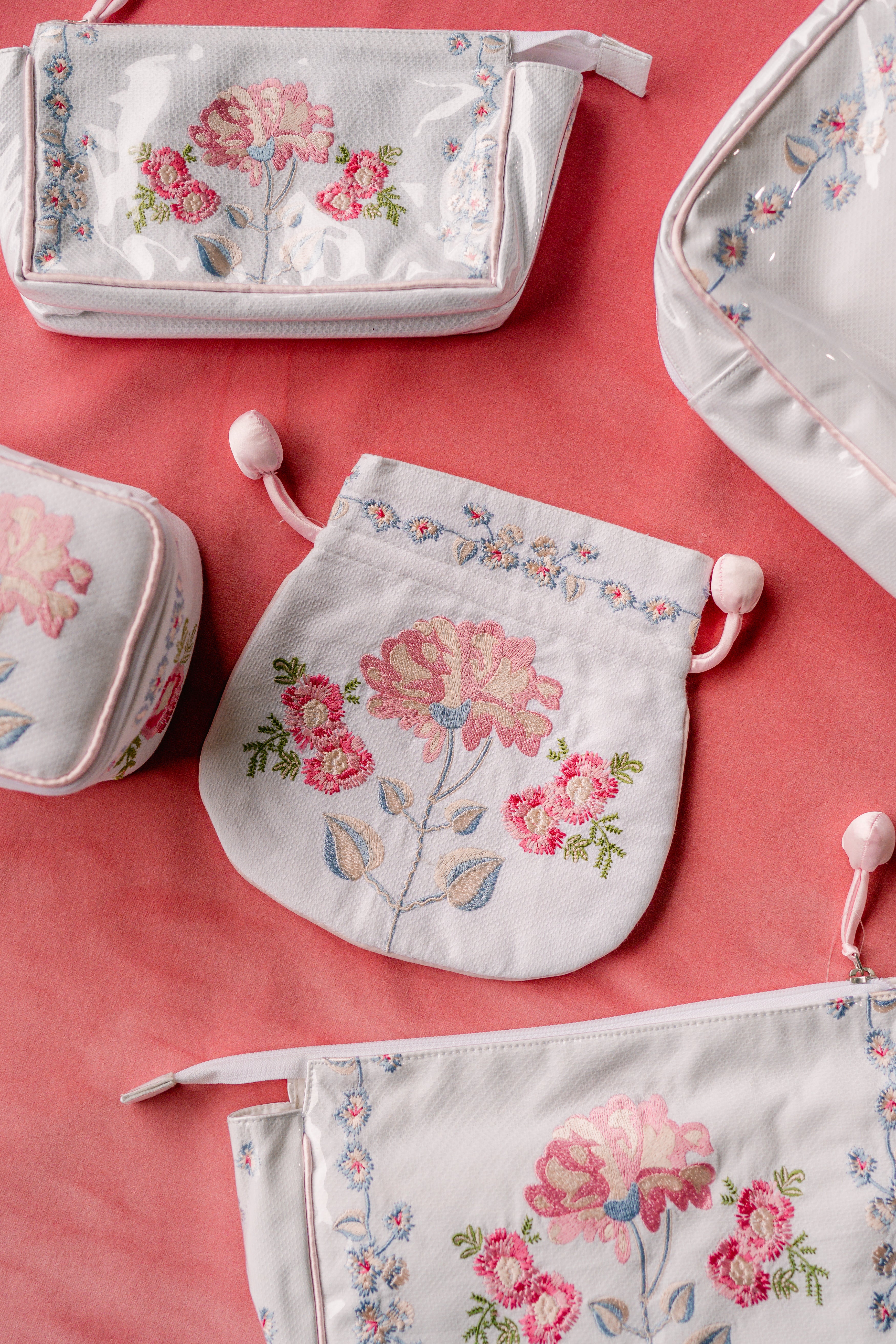 PEONY JEWELRY POUCH - Lenora