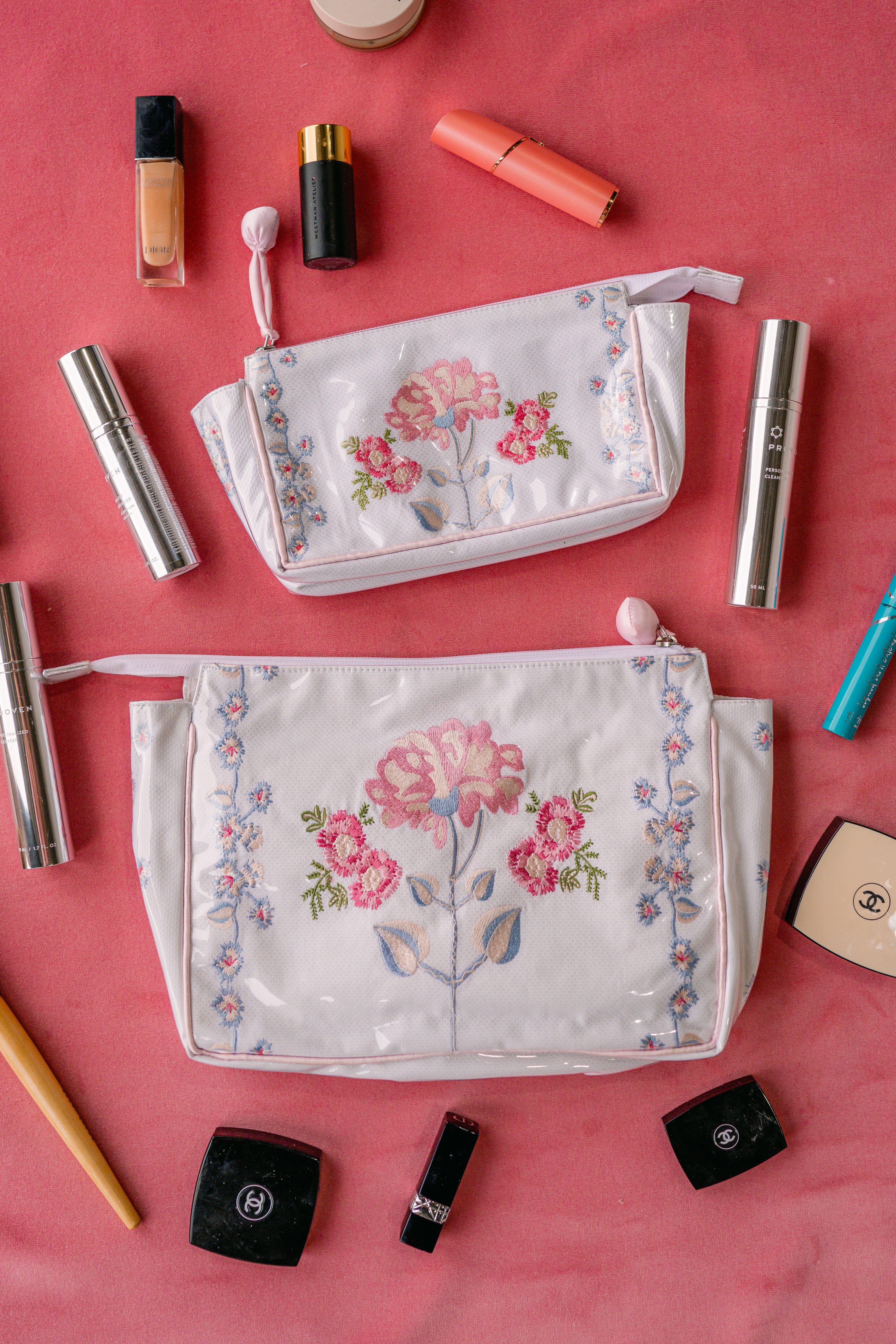 PEONY SMALL MAKE-UP BAG - Lenora