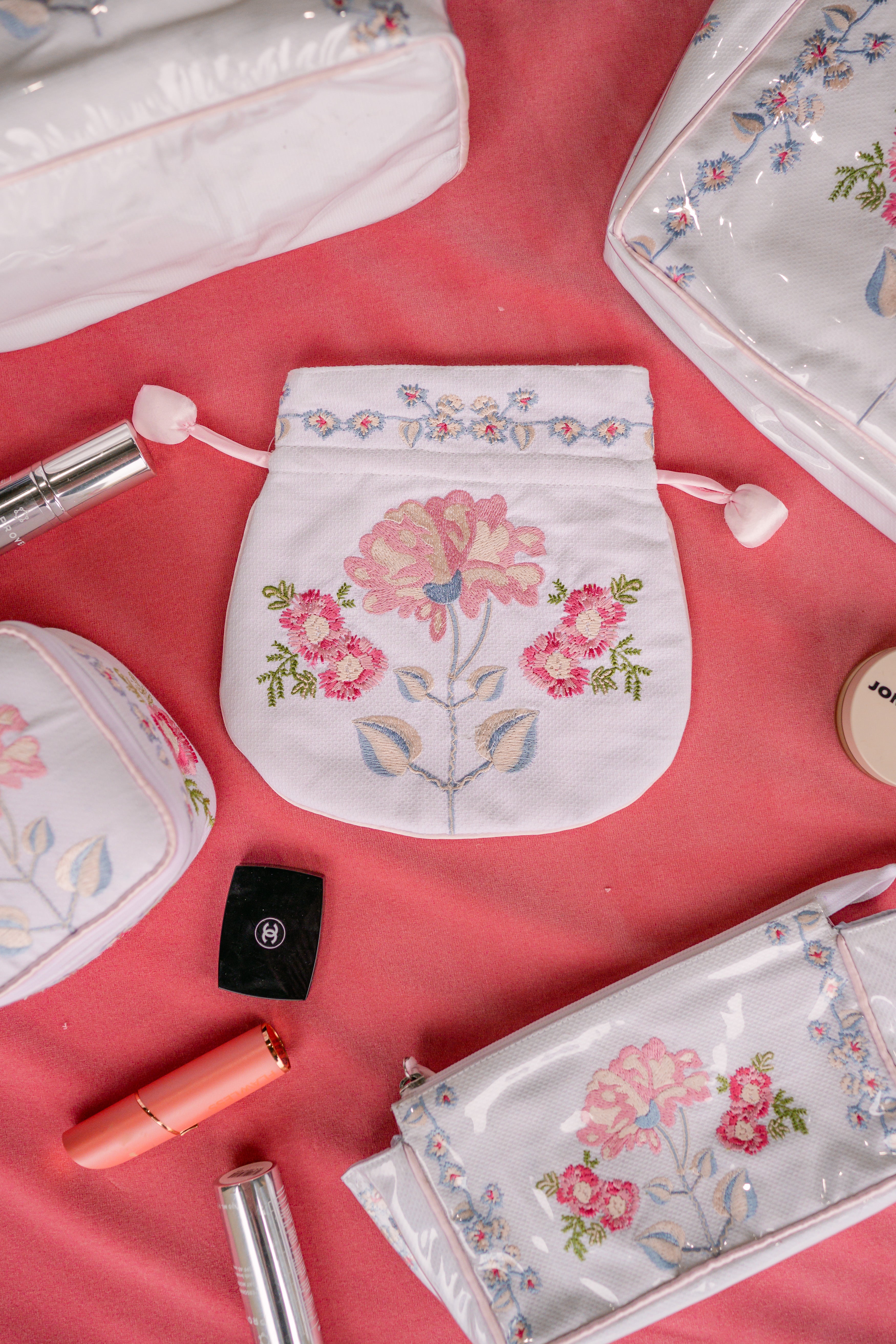 PEONY JEWELRY POUCH - Lenora