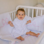 BABY COTTON KNIT SHORT SLEEVE DIAPER SET - Lenora