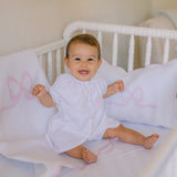 BABY COTTON KNIT SHORT SLEEVE DIAPER SET - Lenora