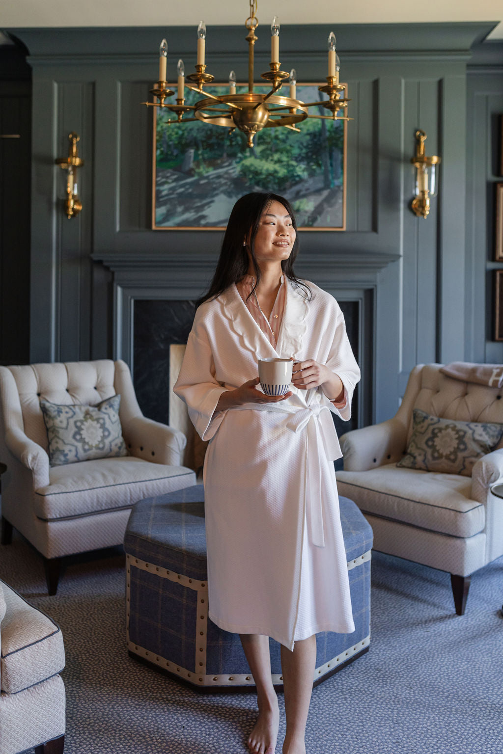 HELEN COTTON ROBE - Lenora