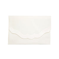 Quilted satin lingerie envelope by Lenora