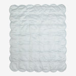 Quilted satin blanket with stars by Lenora