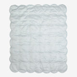 Quilted satin blanket with stars by Lenora