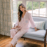 CLASSIC COTTON STRIPED CAPRI PAJAMAS