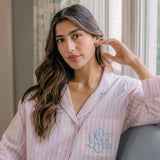 CLASSIC COTTON STRIPED CAPRI PAJAMAS