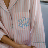 CLASSIC COTTON STRIPED CAPRI PAJAMAS