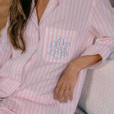 CLASSIC COTTON STRIPED CAPRI PAJAMAS