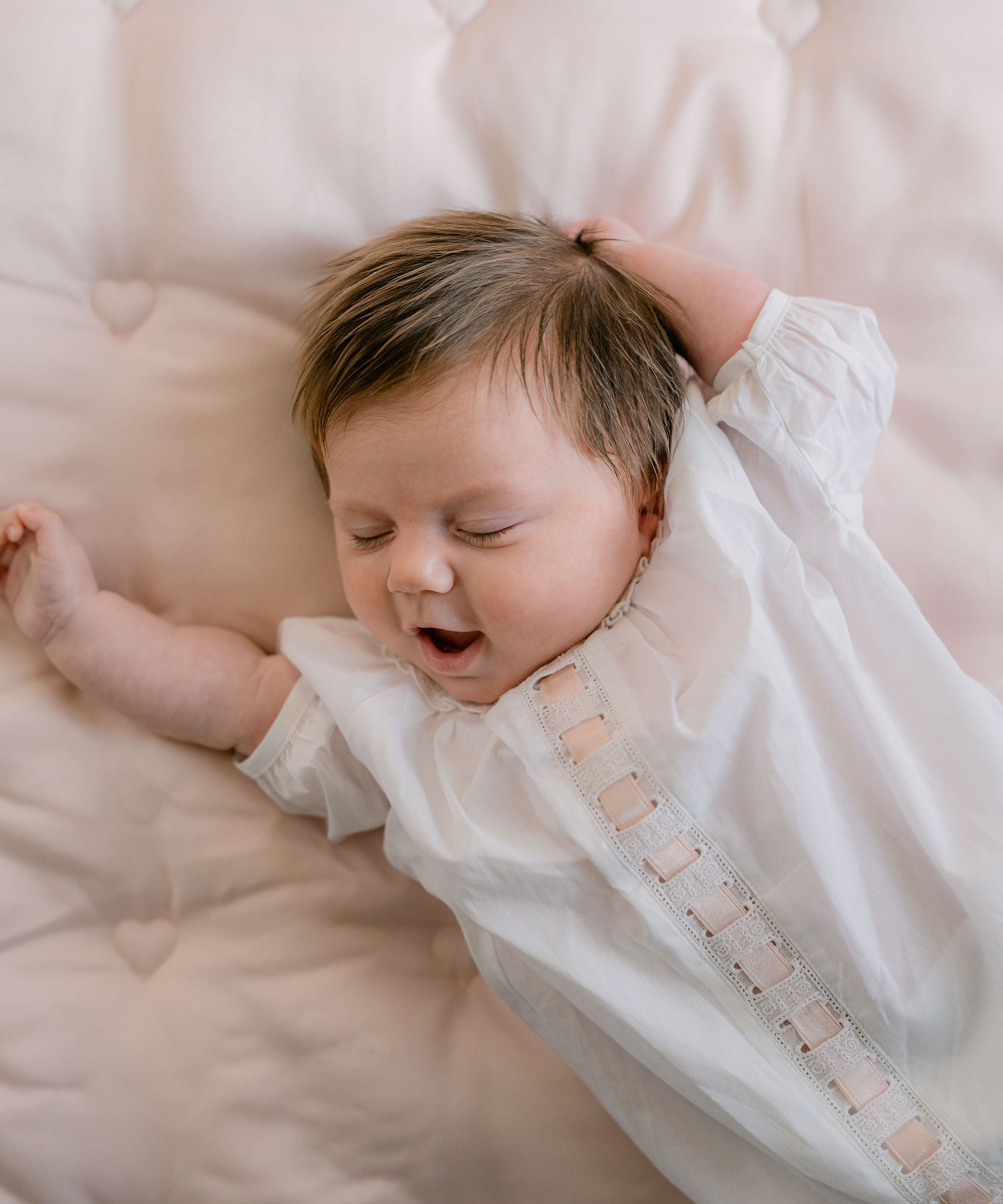 BABY BRANTLEY RIBBON DAYGOWN - Lenora