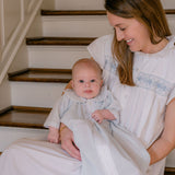 EMILY COTTON SMOCKED NIGHTGOWN