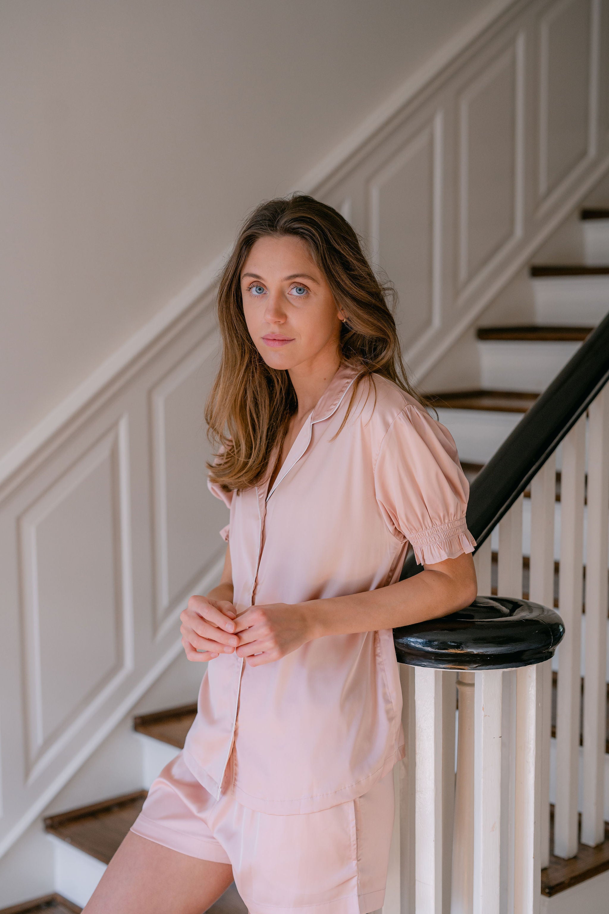 CLASSIC CHLOE SATIN SHORT PAJAMAS - Lenora