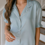 CLASSIC CHLOE SATIN SHORT PAJAMAS - Lenora
