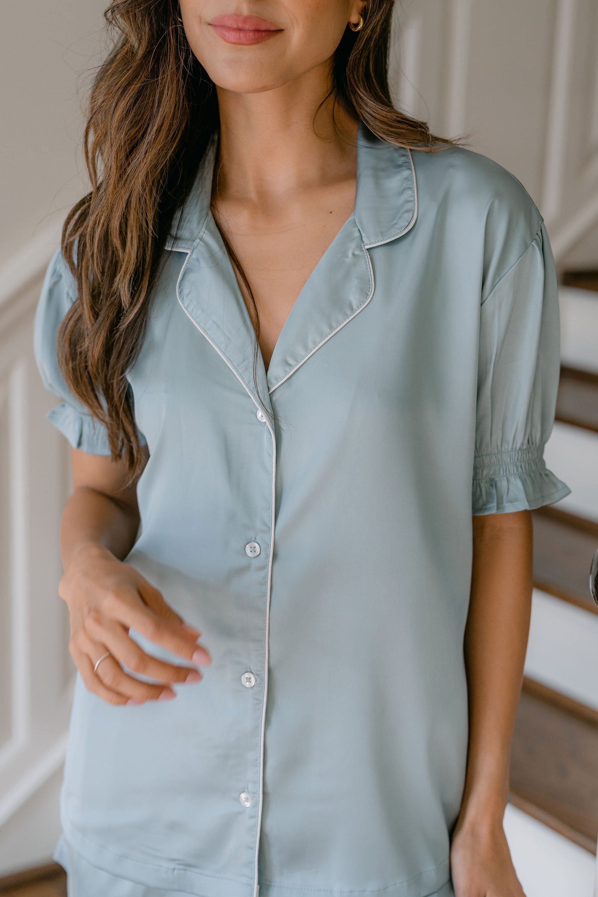 CLASSIC CHLOE SATIN SHORT PAJAMAS - Lenora