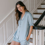 CLASSIC CHLOE SATIN SHORT PAJAMAS - Lenora