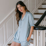CLASSIC CHLOE SATIN SHORT PAJAMAS - Lenora