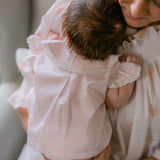 BABY ANN FLUTTER SLEEVE DIAPER SET - Lenora