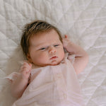 BABY ANN FLUTTER SLEEVE DIAPER SET - Lenora