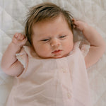 BABY ANN FLUTTER SLEEVE DIAPER SET - Lenora