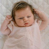 BABY ANN FLUTTER SLEEVE DIAPER SET - Lenora