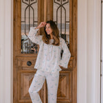 LUCY RUFFLE LONG PAJAMAS - Lenora