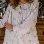 LUCY RUFFLE LONG PAJAMAS - Lenora
